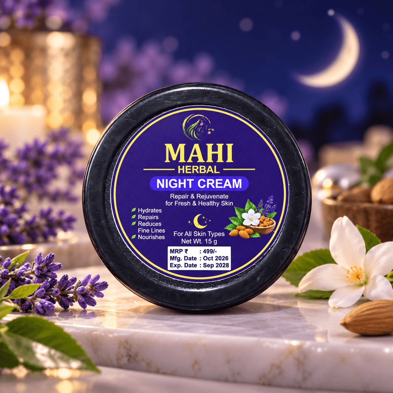 Night Cream – Repair & Rejuvenate | 15g
